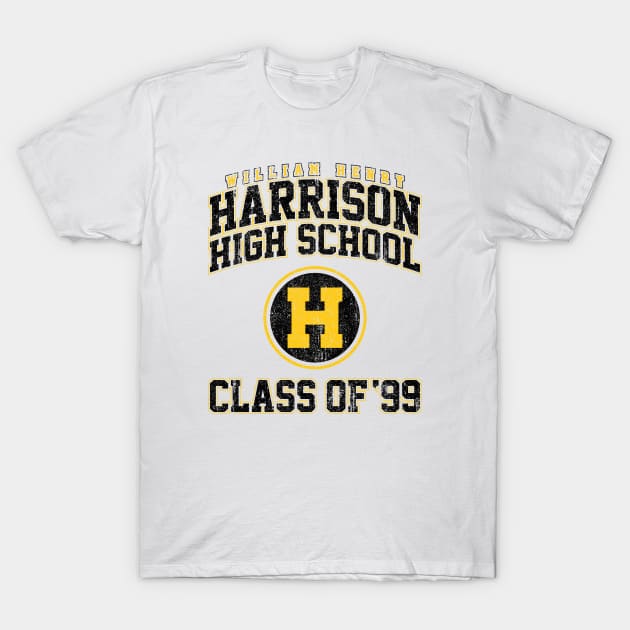 William Henry Harrison High Class of 99 - She's All That (Variant) T-Shirt by huckblade